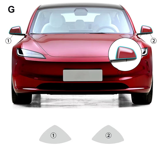 TPU Protective Film for Tesla Model 3 Highland 2024 Headlight and Tail Light Accessories