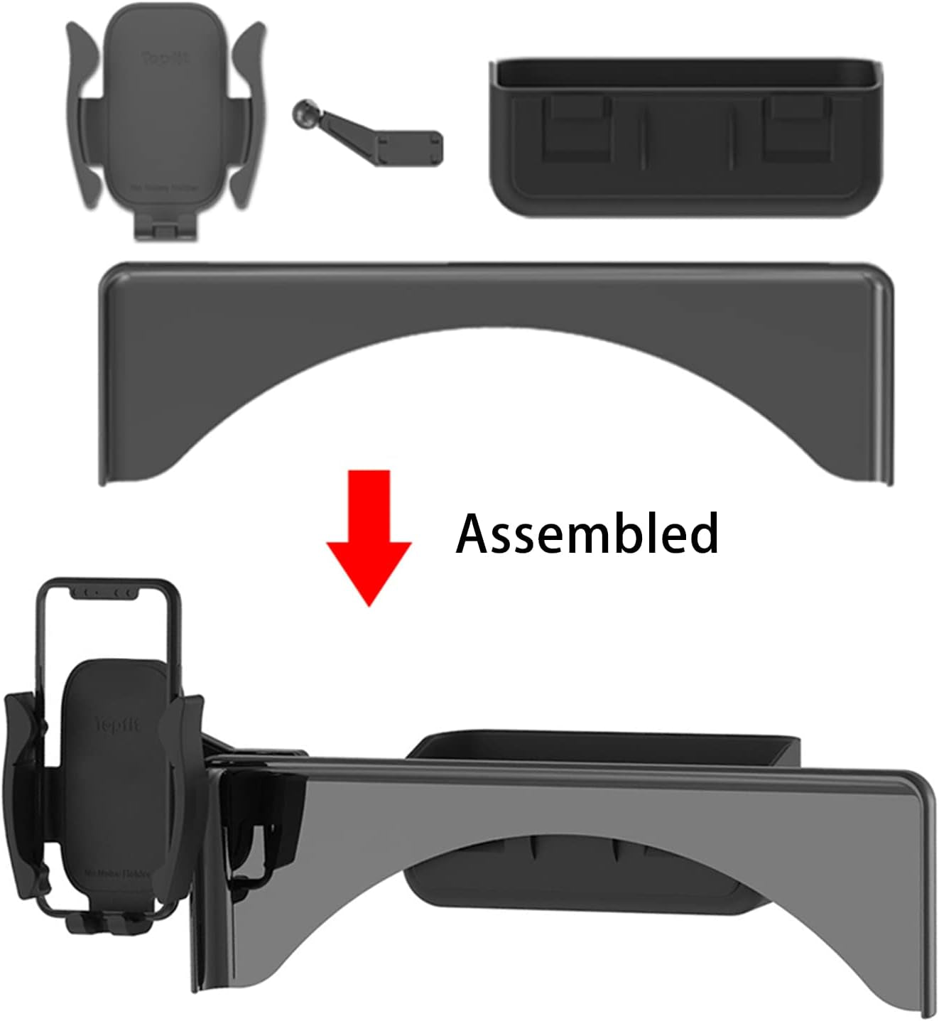 Tesla Model 3 and Model Y Silicone Phone Mount - Premium Phone Holder Accessory