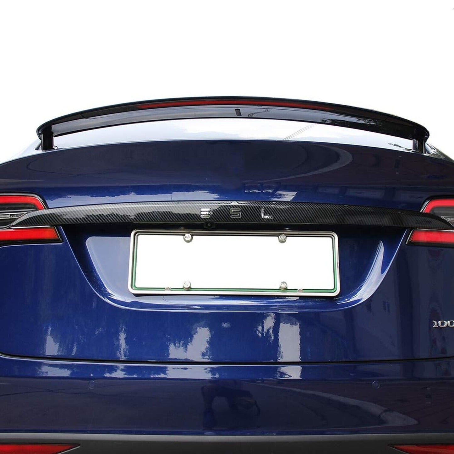 Rear Tailgate Trunk Lid Garnish Trim for Tesla Model X 2018-2020 Car Exterior...