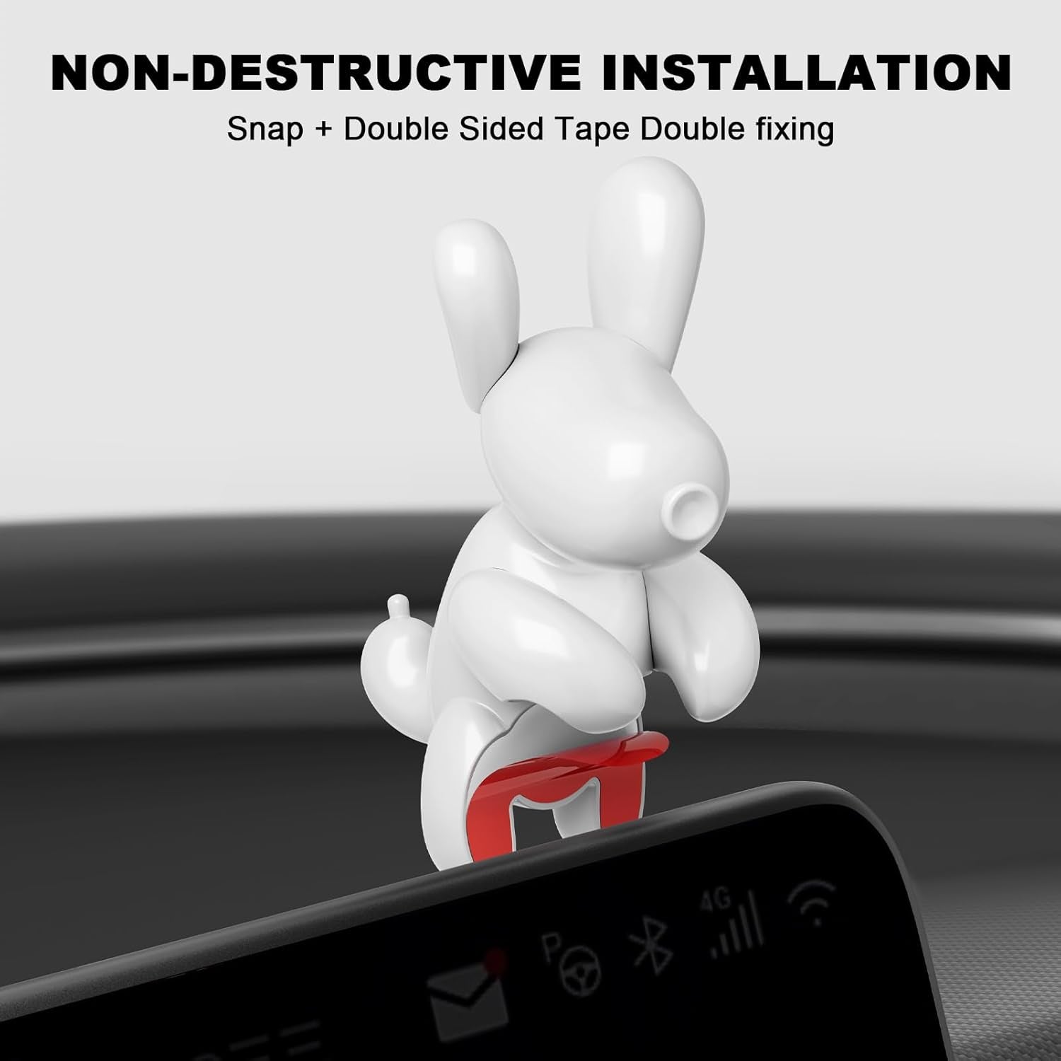 Tesla Dog Mode Mini Screen Decoration - Stylish Interior Accessory for Model 3 & Model Y (2017-2025)