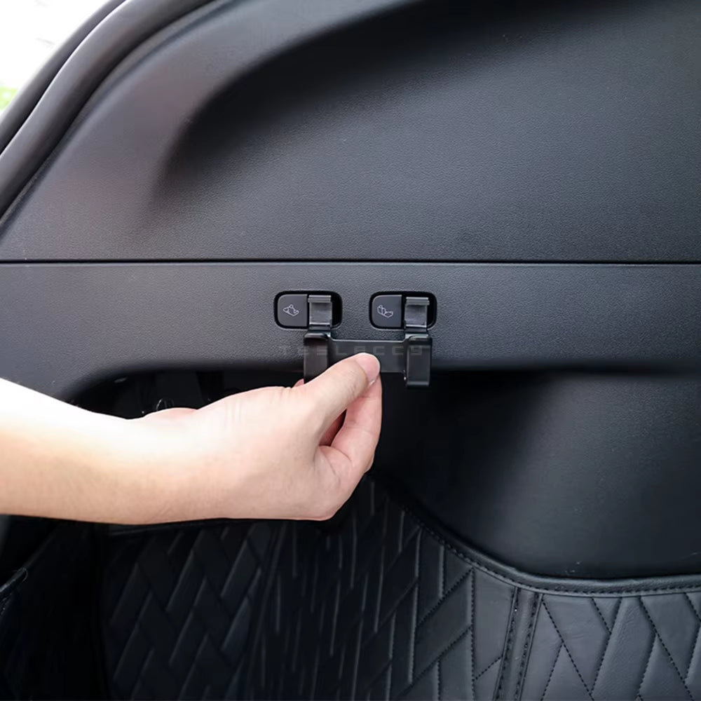 Tesla Model Y Rear Trunk Hook - Premium Cargo Organizer for Groceries, Bags, and Umbrellas (2022)