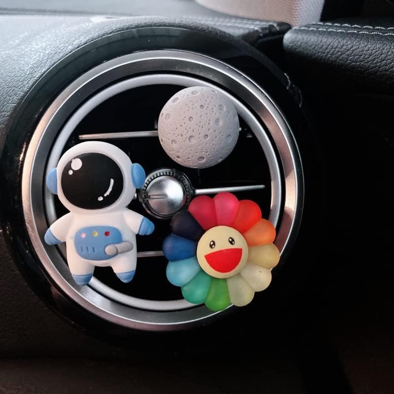 Astronaut+Flower Diffuser Vent Clips 