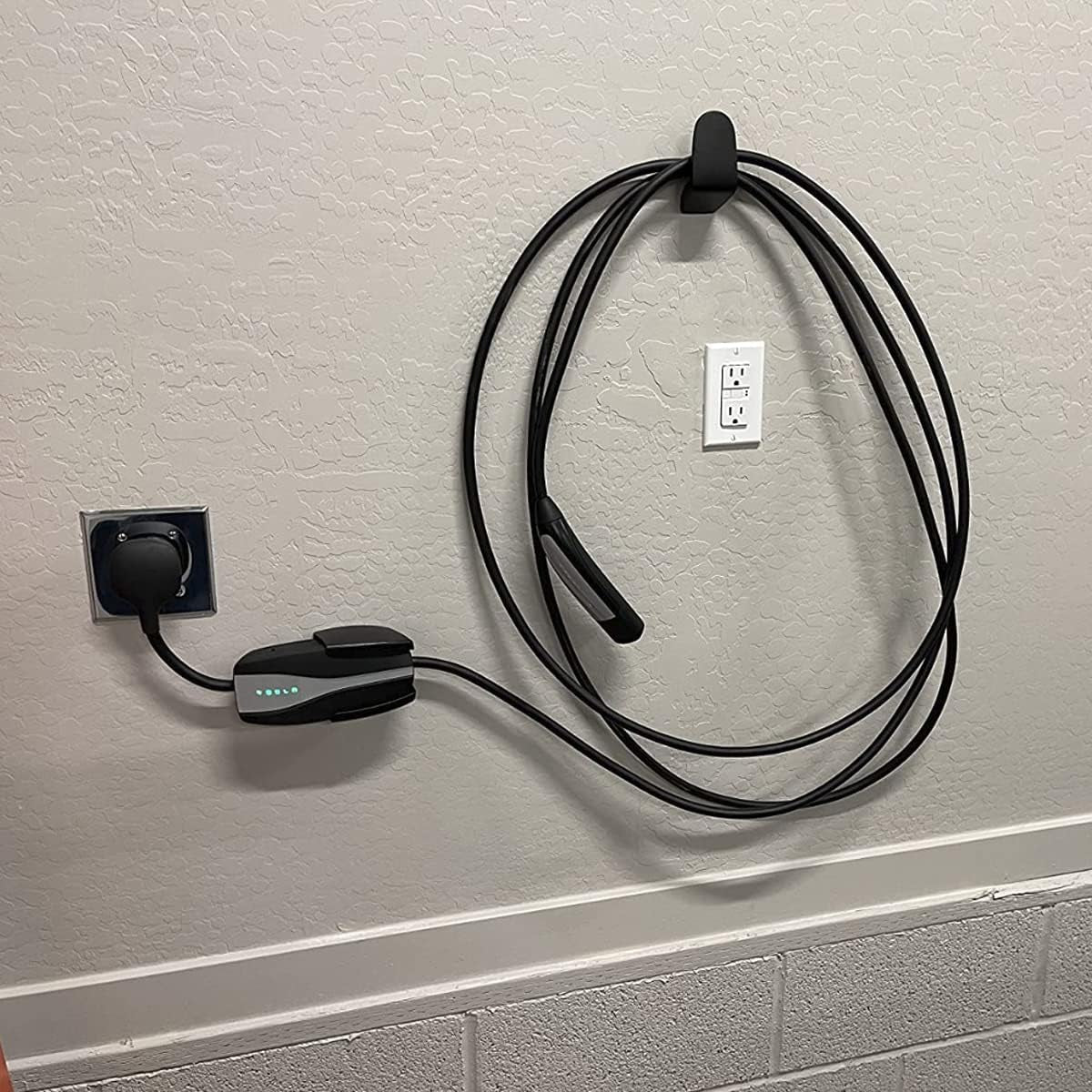 Tesla Mobile Charger Wall Mount Cable Organizer Bracket 