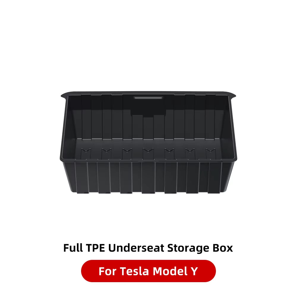 Premium Under-Seat Storage Solution for Tesla Model Y - Ideal Accessory for Driver and Passenger Seats