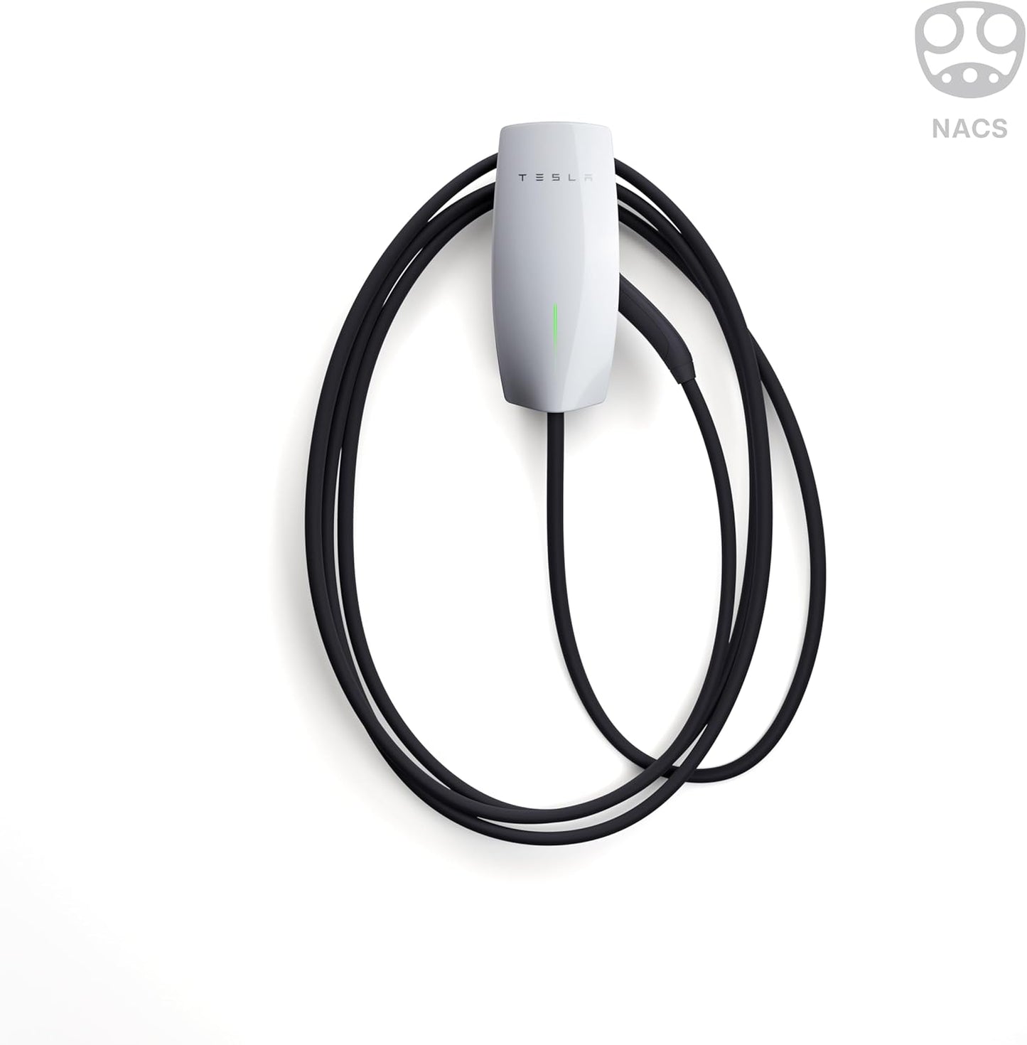 High-Power Level 2 EV Wall Charger - 48A with 24' Cable for Fast Electric Vehicle Charging