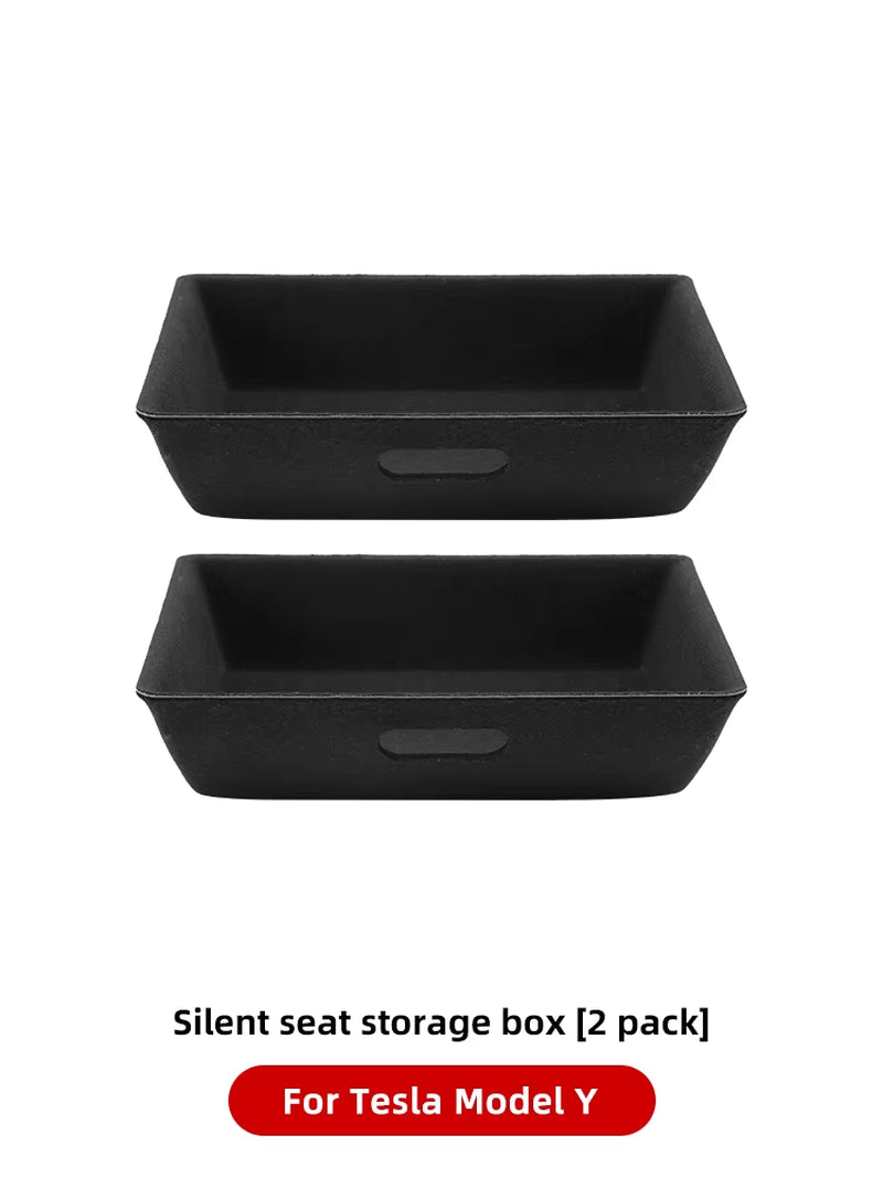 Premium Under-Seat Storage Solution for Tesla Model Y - Ideal Accessory for Driver and Passenger Seats