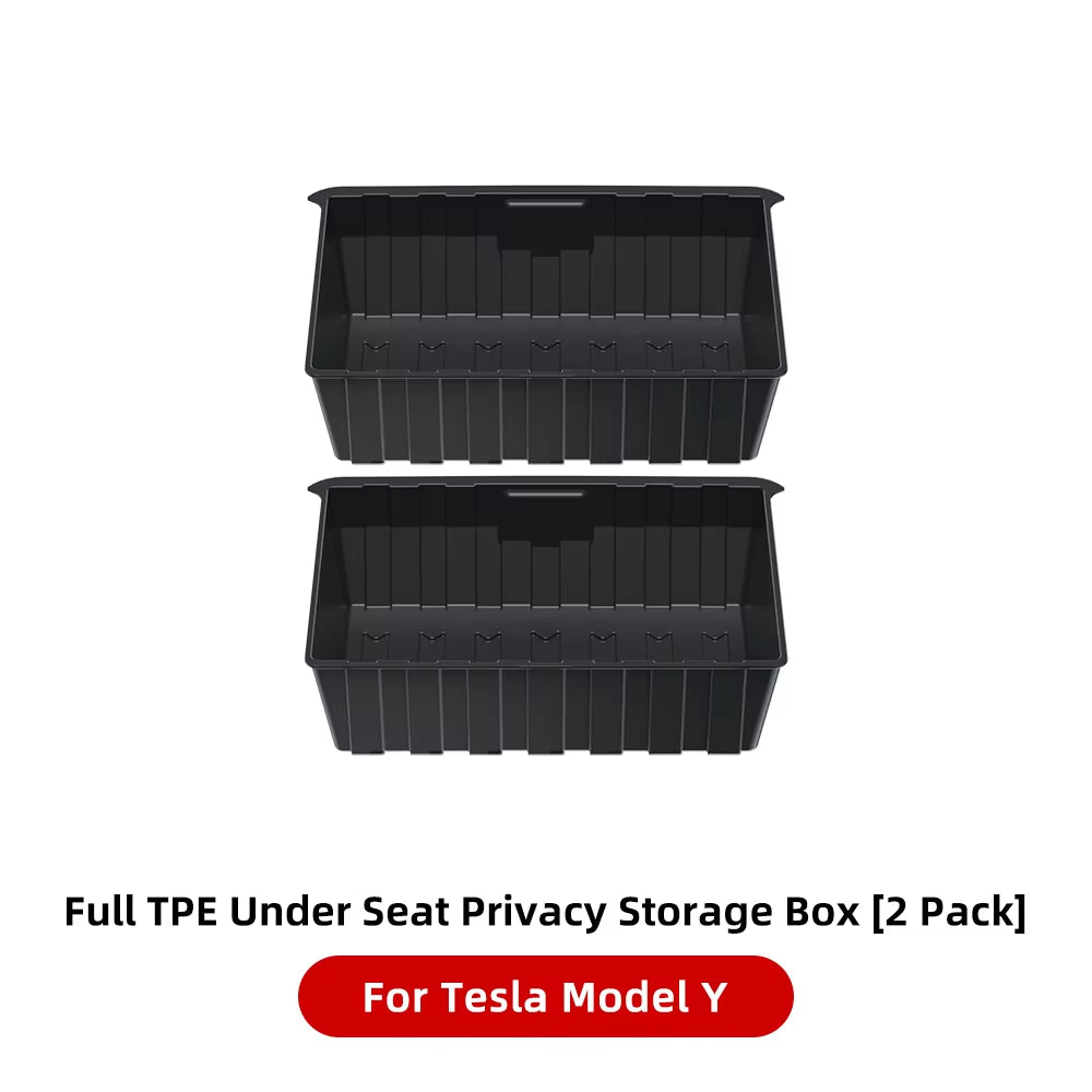 Premium Under-Seat Storage Solution for Tesla Model Y - Ideal Accessory for Driver and Passenger Seats